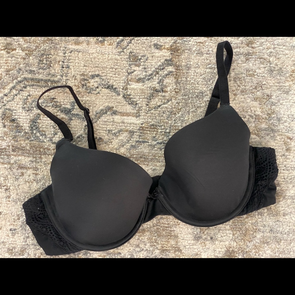 Black demi underwire maternity & nursing bra